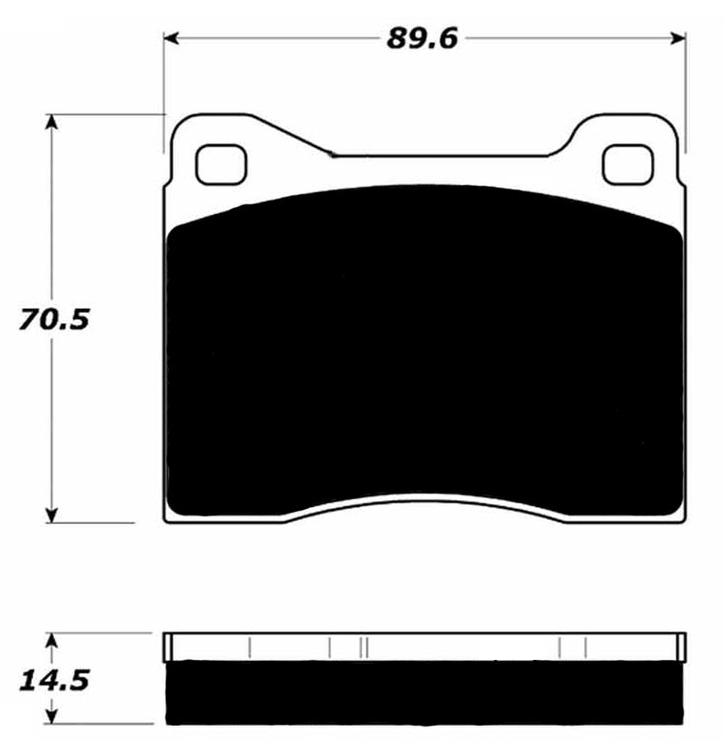 Porterfield Brake Pads for 1974 BMW 2002Tii