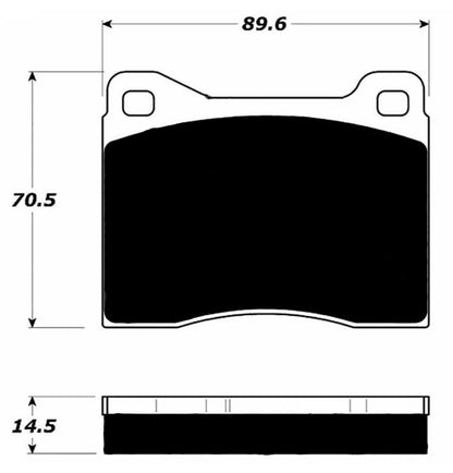 Porterfield Brake Pads for 1974 BMW 3.0 All