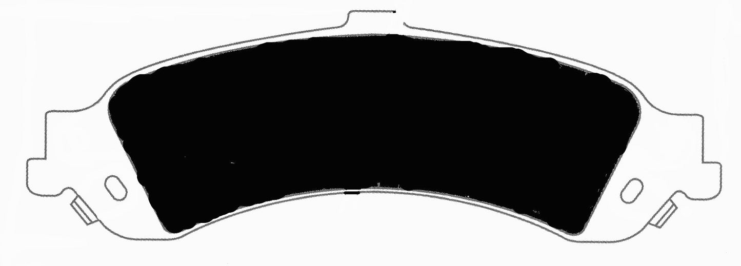 Porterfield Brake Pads for 2000 GMC YUKON 4WD Rear Disc w/limited slip axle