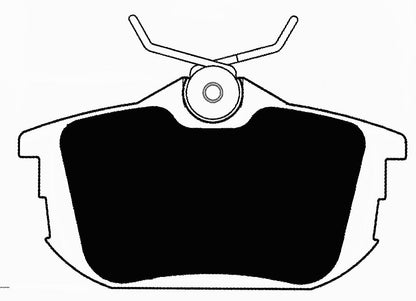 Porterfield Brake Pads for 2001 VOLVO S40