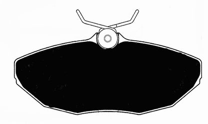 Porterfield Brake Pads for 2001 JAGUAR S TYPE