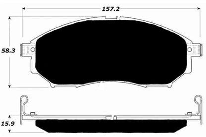 Porterfield Brake Pads for 2011 NISSAN MURANO Crosscabriolet