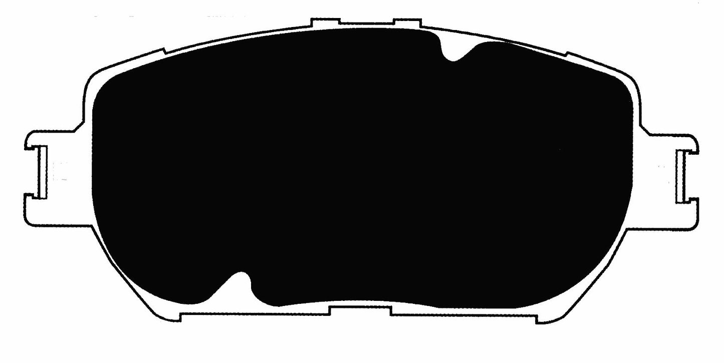 Porterfield Brake Pads for 2005 TOYOTA CAMRY 4 Cyl w/Rear Drums