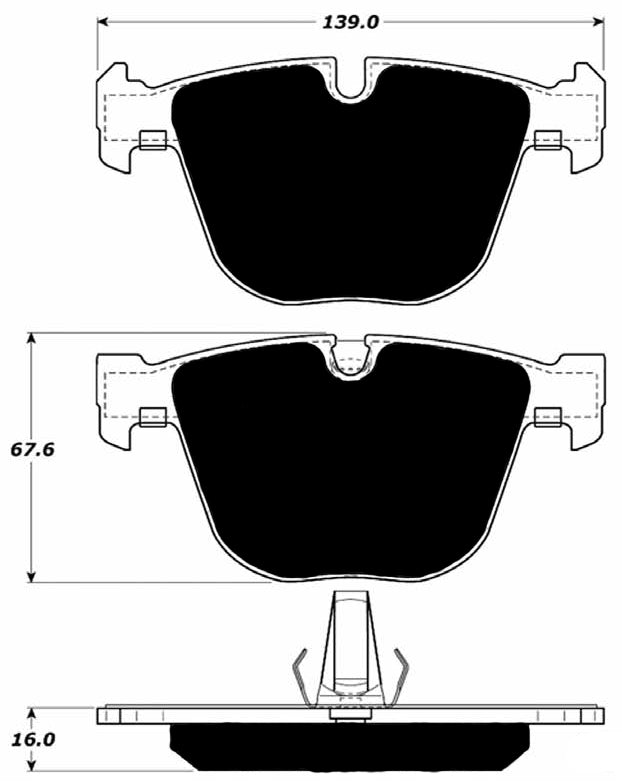 Porterfield Brake Pads for 2010 BMW 760Li