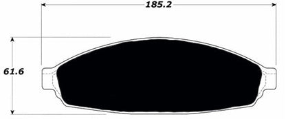Porterfield Brake Pads for 2008 FORD CROWN VICTORIA