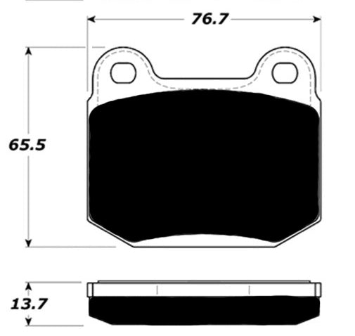Porterfield Brake Pads for 2005 MITSUBISHI Lancer Evolution AWD