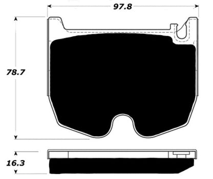 Porterfield Brake Pads for 2004 MERCEDES-BENZ CL55 AMG