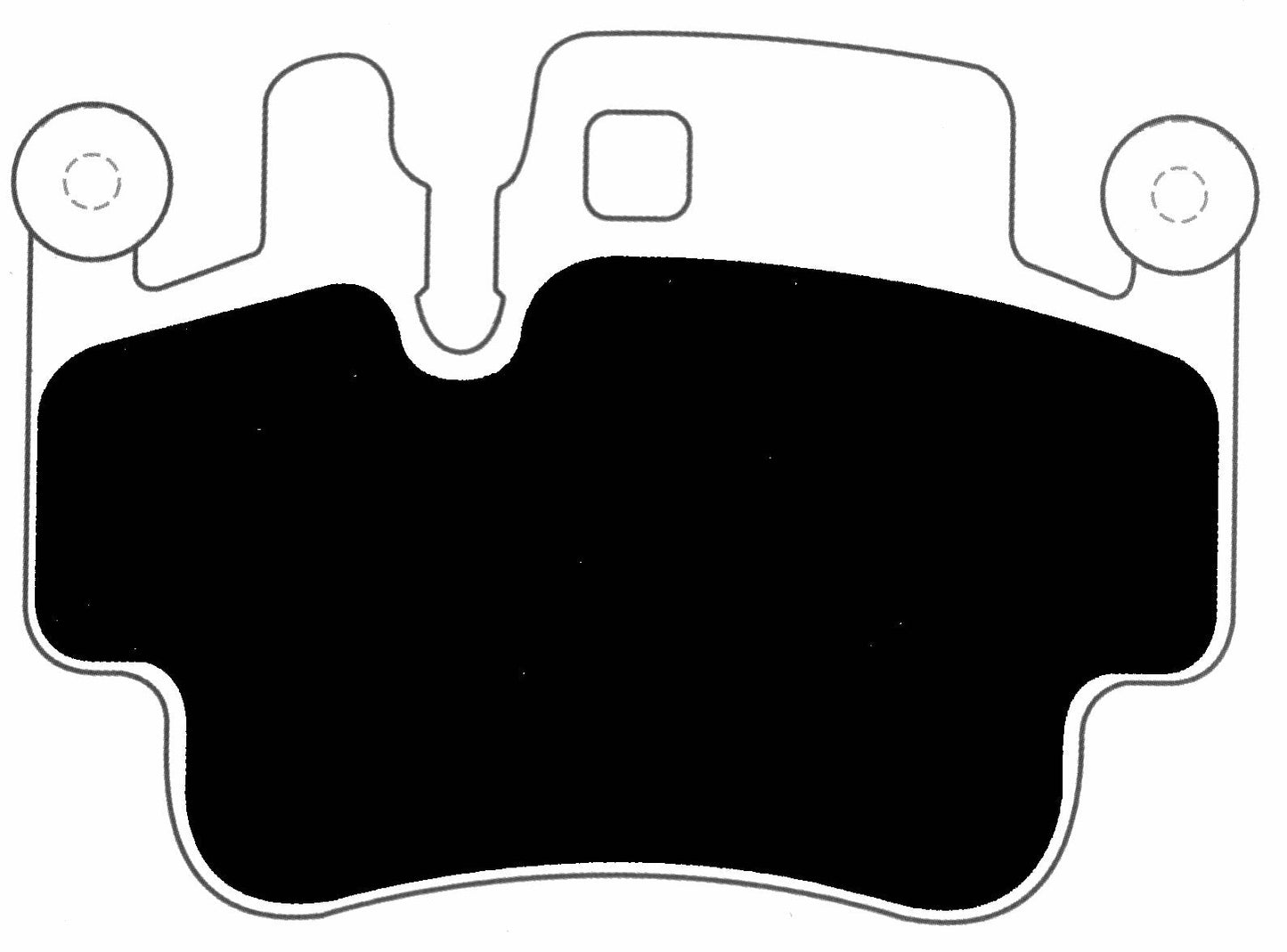 Porterfield Brake Pads for 2004 PORSCHE 911 GT2 w/Iron Discs