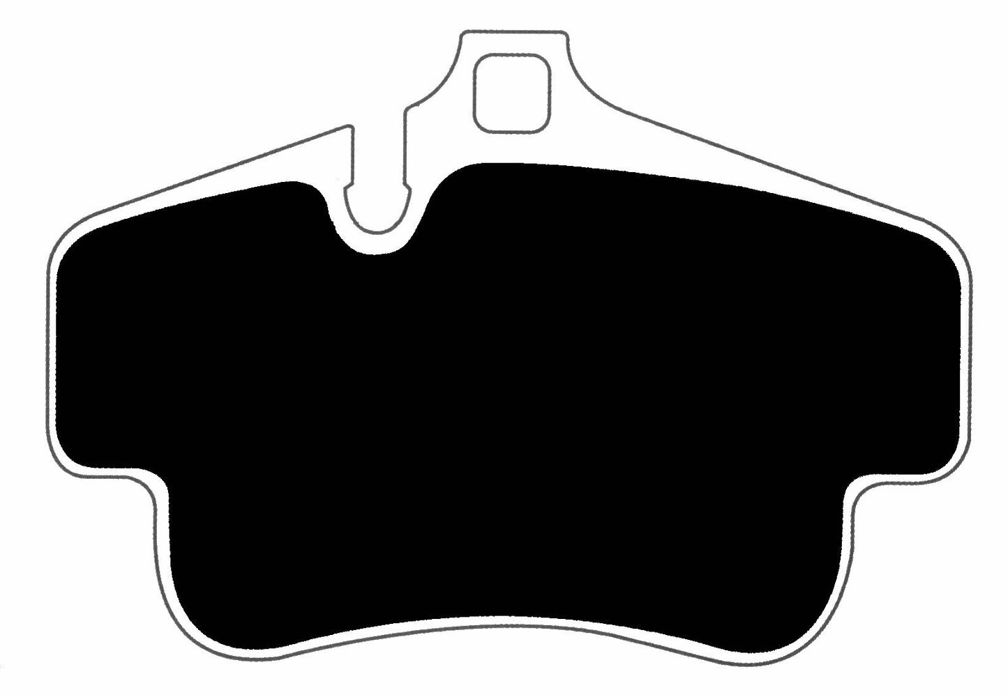 Porterfield Brake Pads for 2007 PORSCHE CAYMAN Coupe S w/Ceramic Discs