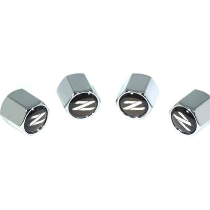 Chrome Valve Stem Tire Caps, Style: Nissan 300zx Z32