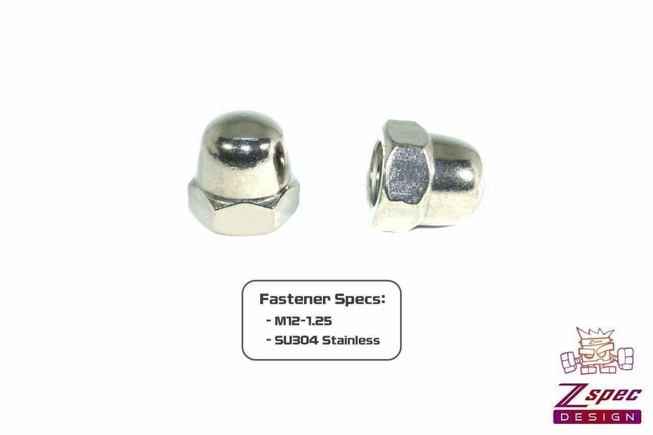 ZSPEC M12 x 1.25 Acorn Nuts, SUS304 Stainless Steel, Per Each
