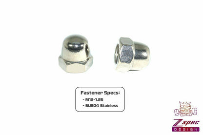 ZSPEC M12 x 1.25 Acorn Nuts, SUS304 Stainless Steel, Per Each