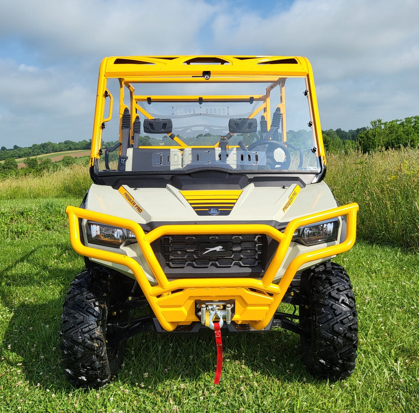 Tracker Off Road 800SX Crew - 1 Pc Scratch-Resistant Windshield