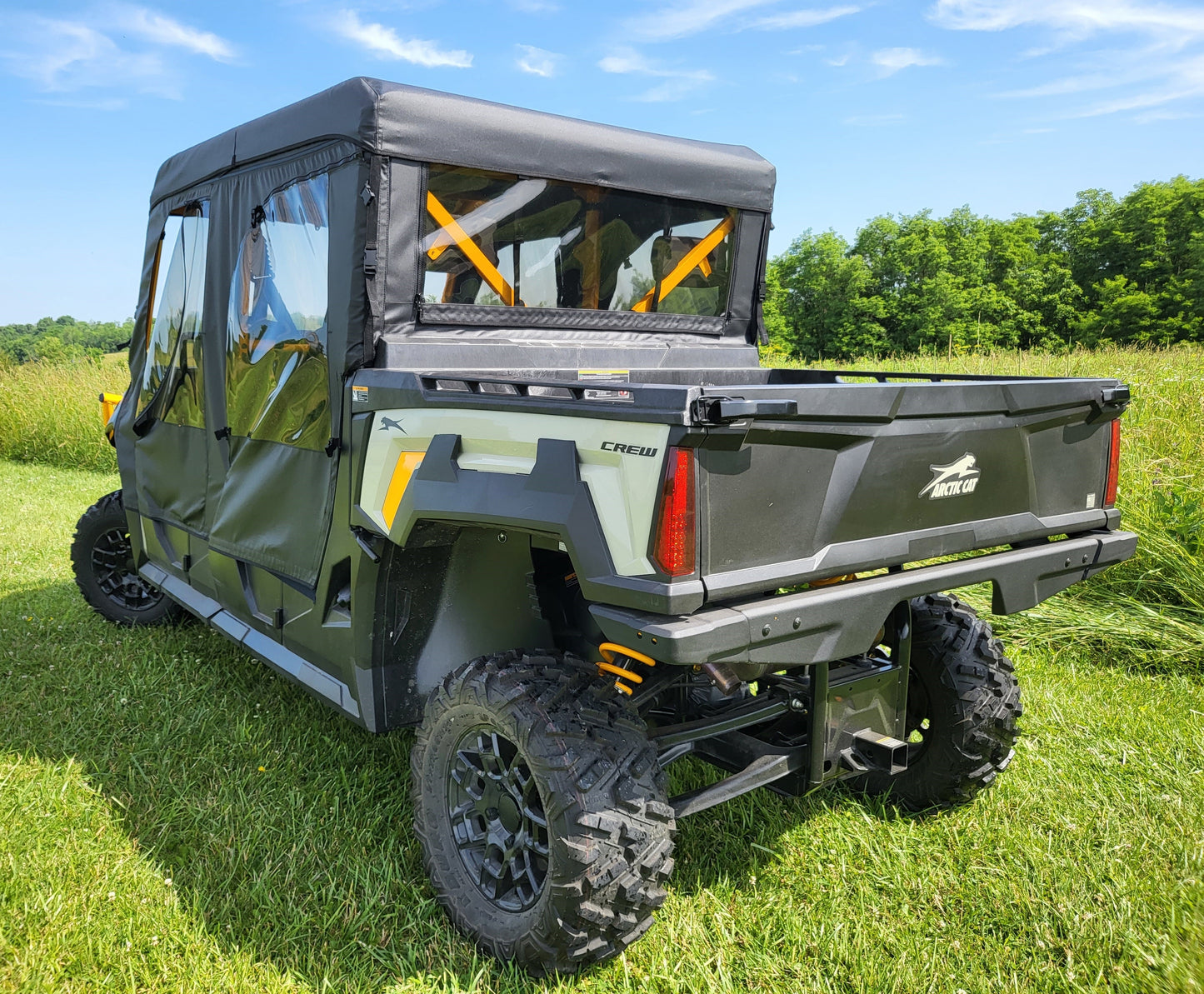 Tracker Off Road 800SX Crew - Full Cab Enclosure for Hard Windshield (Upper Doors)