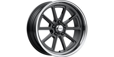 WHEEL ALUM BLACK MACH LIP 20X1