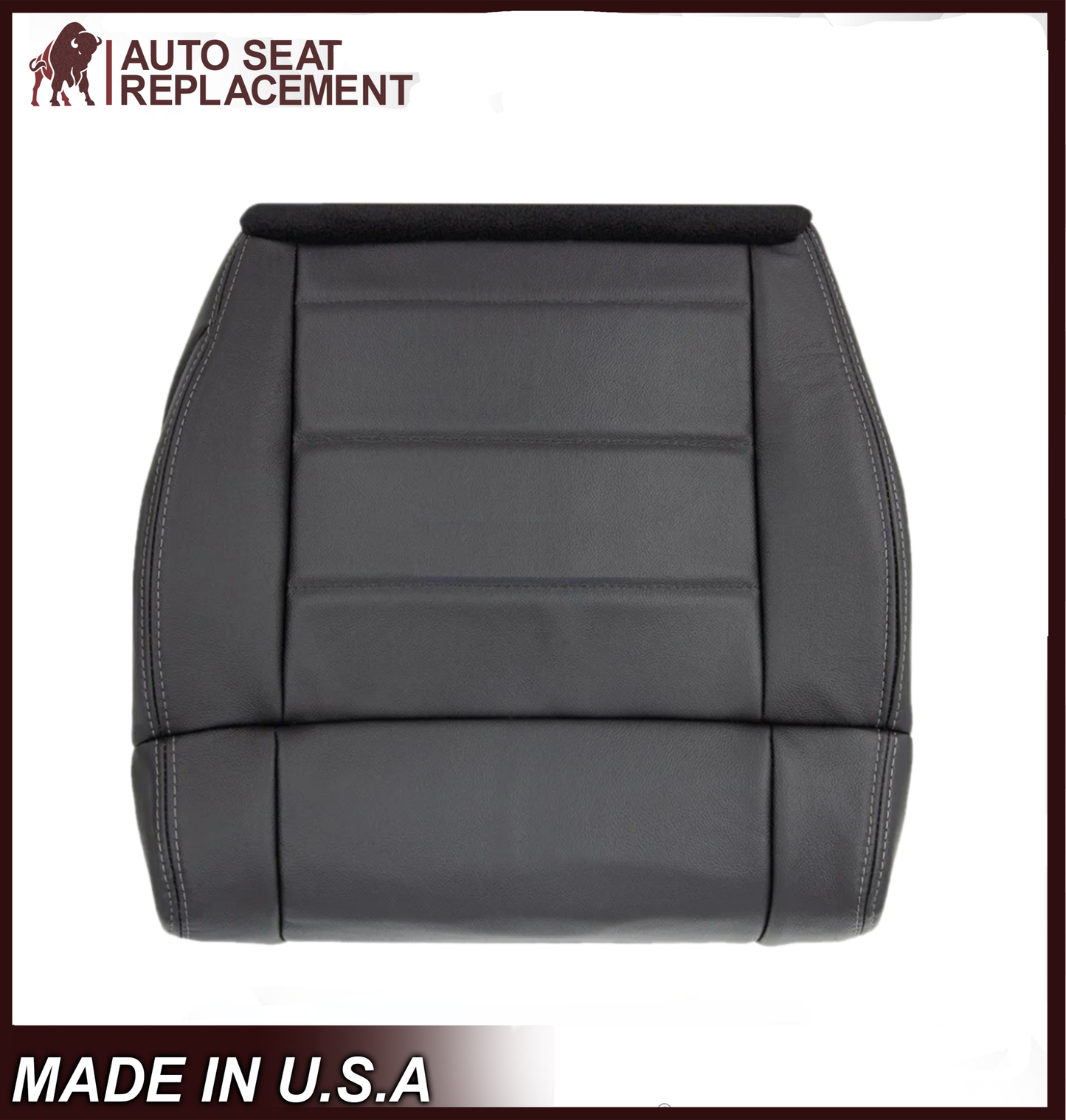 2008 - 2012 Jeep Wrangler Driver Or Passenger Side Bottom Replacement Seat Cover In Black