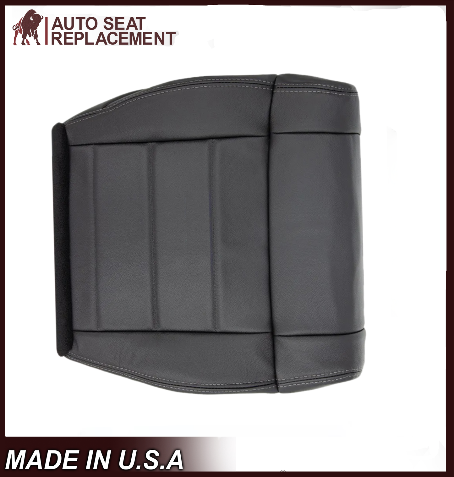 2008 - 2012 Jeep Wrangler Driver Or Passenger Side Bottom Replacement Seat Cover In Black