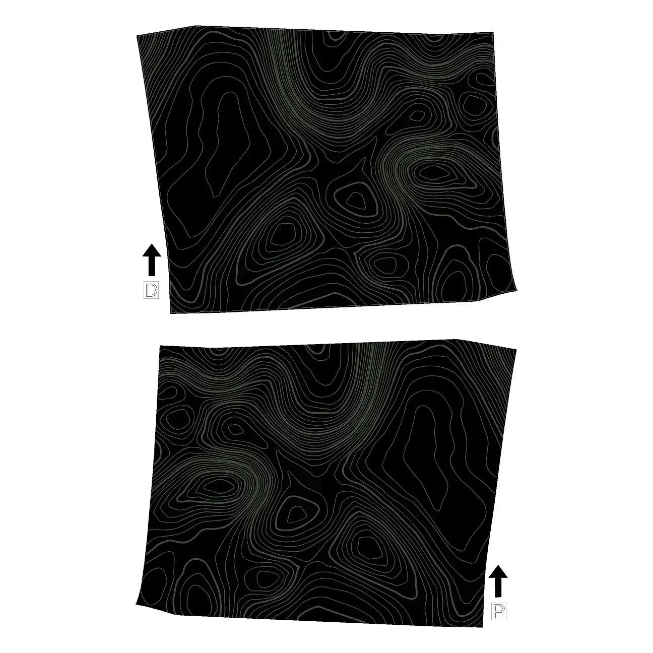 Topographic Glovebox Panel Protection - 2024+ Land Cruiser