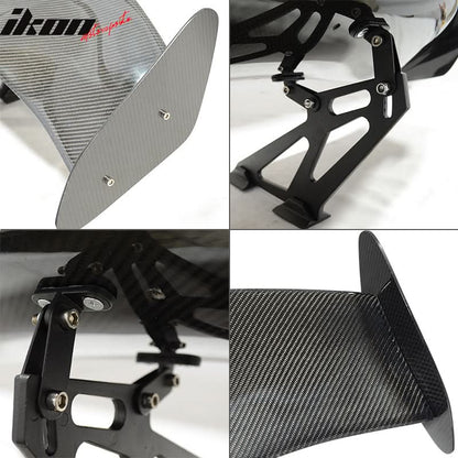 56"Inch GT Style 3D Carbon Fiber Racing Race Drag Trunk Spoiler Wing