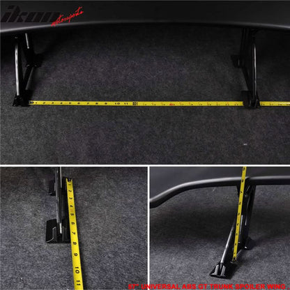 Fit For Nissan 57in ABS GT BLK Rear Span Trunk Spoiler Sports