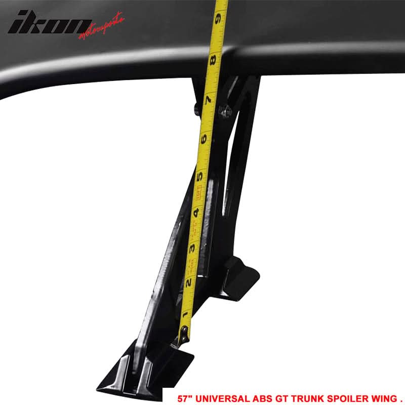 Nissan 57" Unpainted GT Style Adjustable Rear Trunk Spoiler Wing ABS