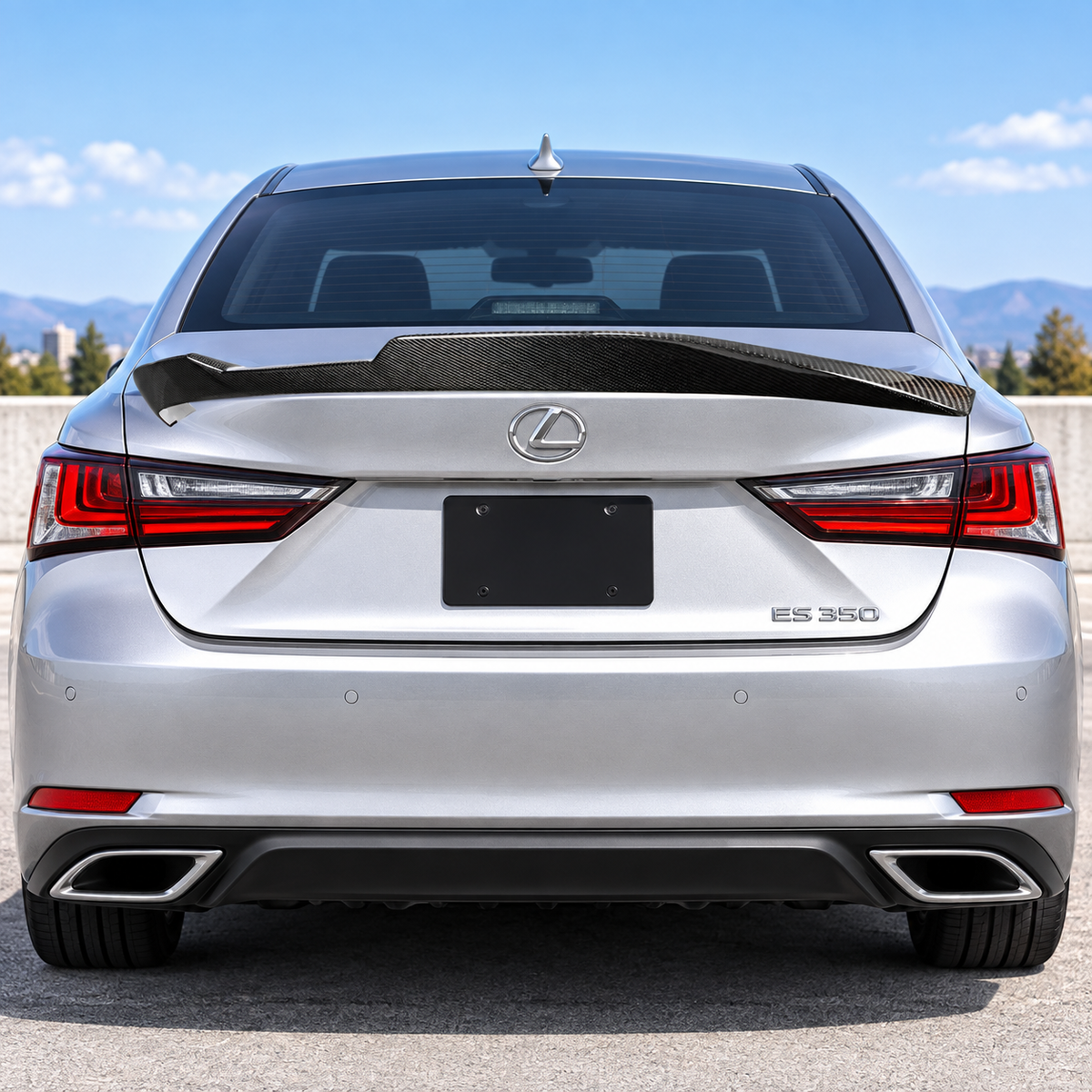 MP Style Carbon Fiber Trunk Spoiler for Lexus IS250 IS300 IS350