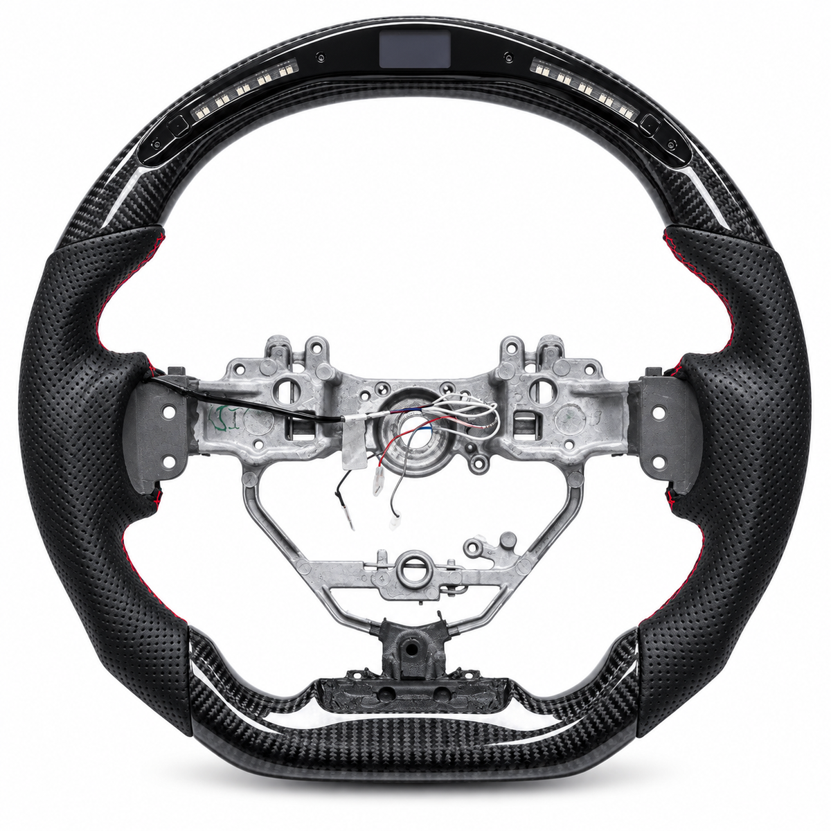 BULL BOOST Carbon Fiber LED Heated Steering Wheel for 2013-2019 Lexus IS / GS / CT / NX / RC