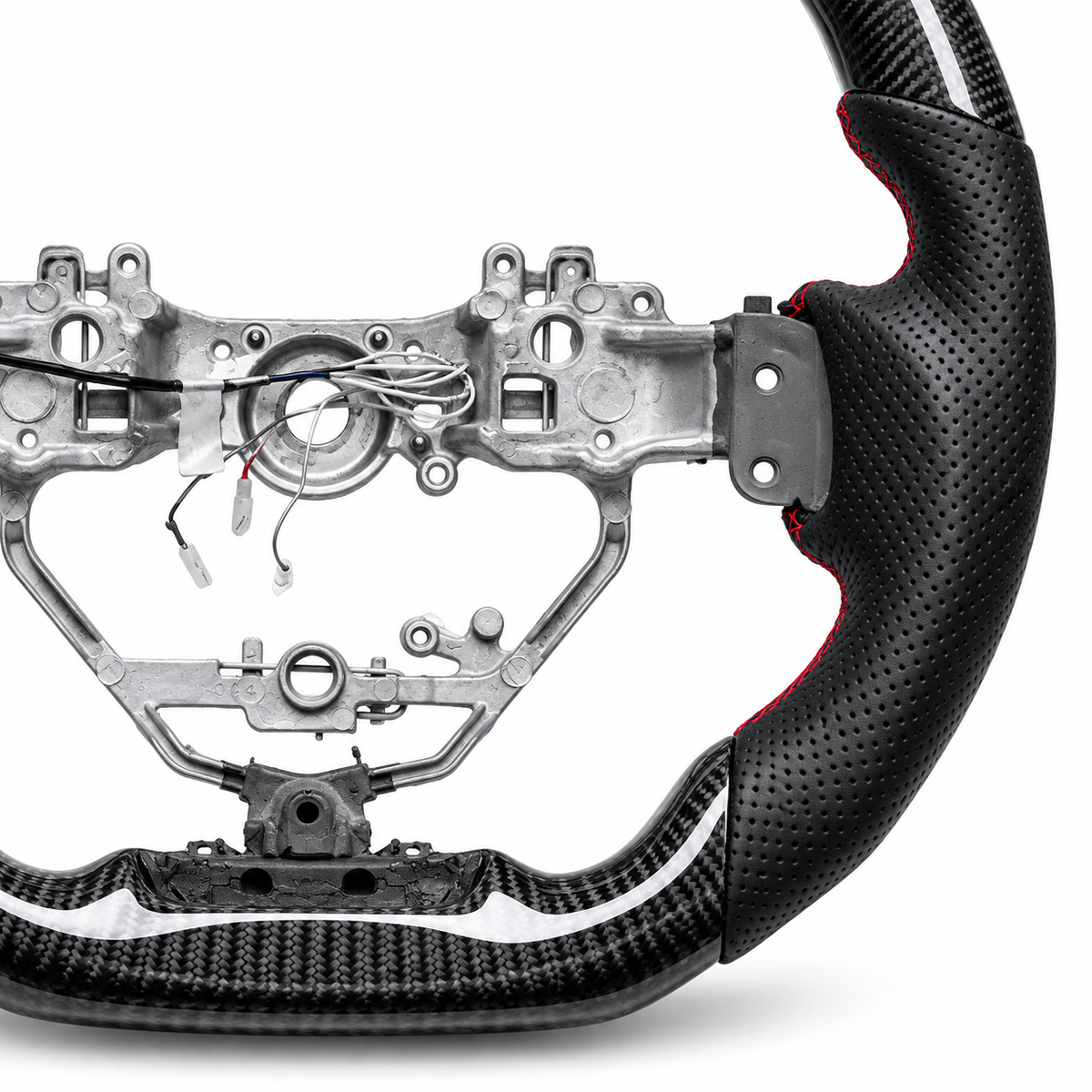 BULL BOOST Carbon Fiber LED Heated Steering Wheel for 2013-2019 Lexus IS / GS / CT / NX / RC