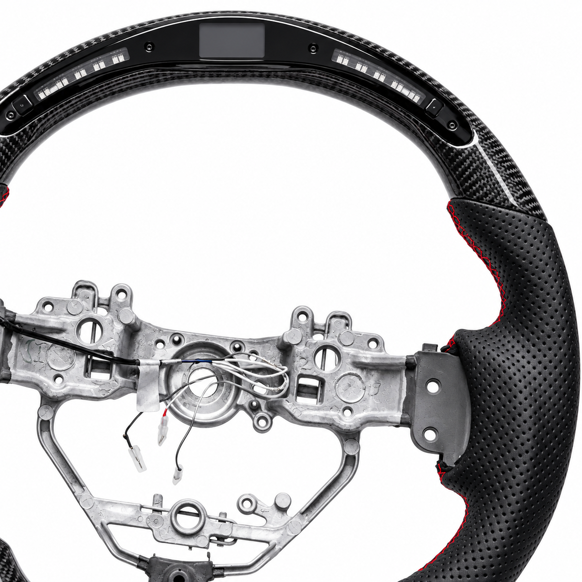 BULL BOOST Carbon Fiber LED Heated Steering Wheel for 2013-2019 Lexus IS / GS / CT / NX / RC
