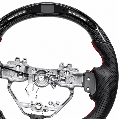BULL BOOST Carbon Fiber LED Heated Steering Wheel for 2013-2019 Lexus IS / GS / CT / NX / RC
