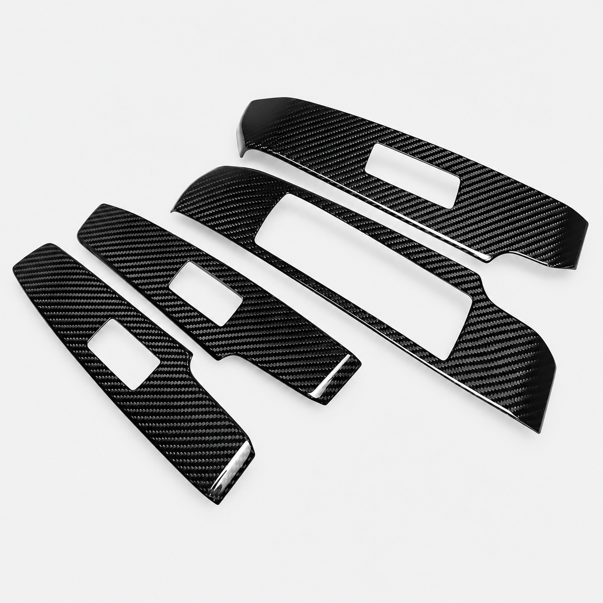 Prepreg Carbon Fiber Interior Door Handle Panel Trim for Lexus IS250 IS300 IS350
