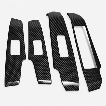 Prepreg Carbon Fiber Interior Door Handle Panel Trim for Lexus IS250 IS300 IS350