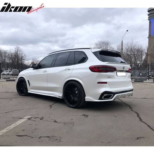 2019-2022 BMW G05 X5 HM Style ABS Rear Roof Spoiler Lip Wing