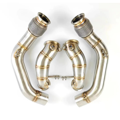 Performance Exhaust Downpipes Air Intake System for BMW F90 M5 F91 F92 F93 M8 S63 4.4T V8