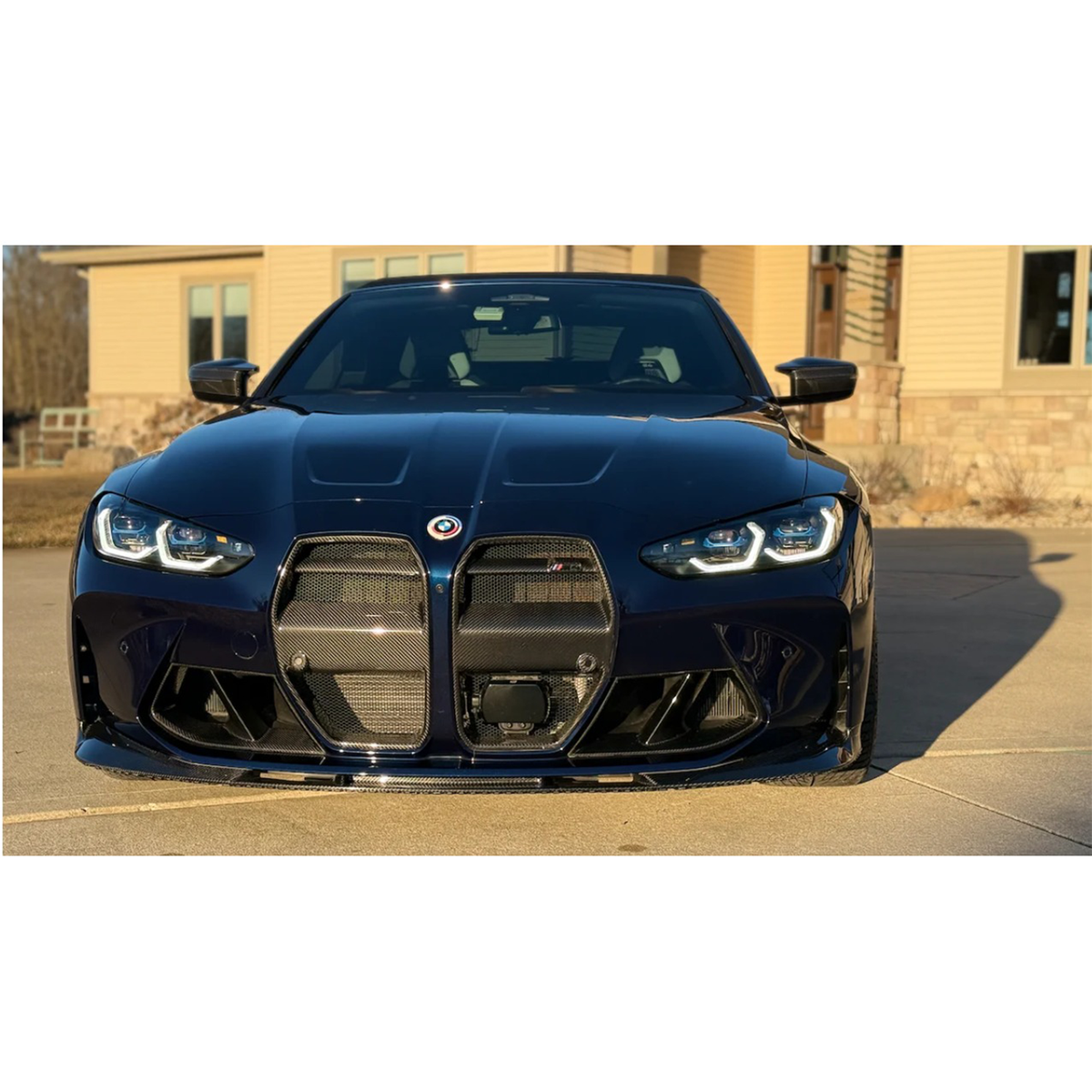 Dry Carbon Fiber Front Lip (OEM Mount) for BMW G80 M3 G82 G83 M4