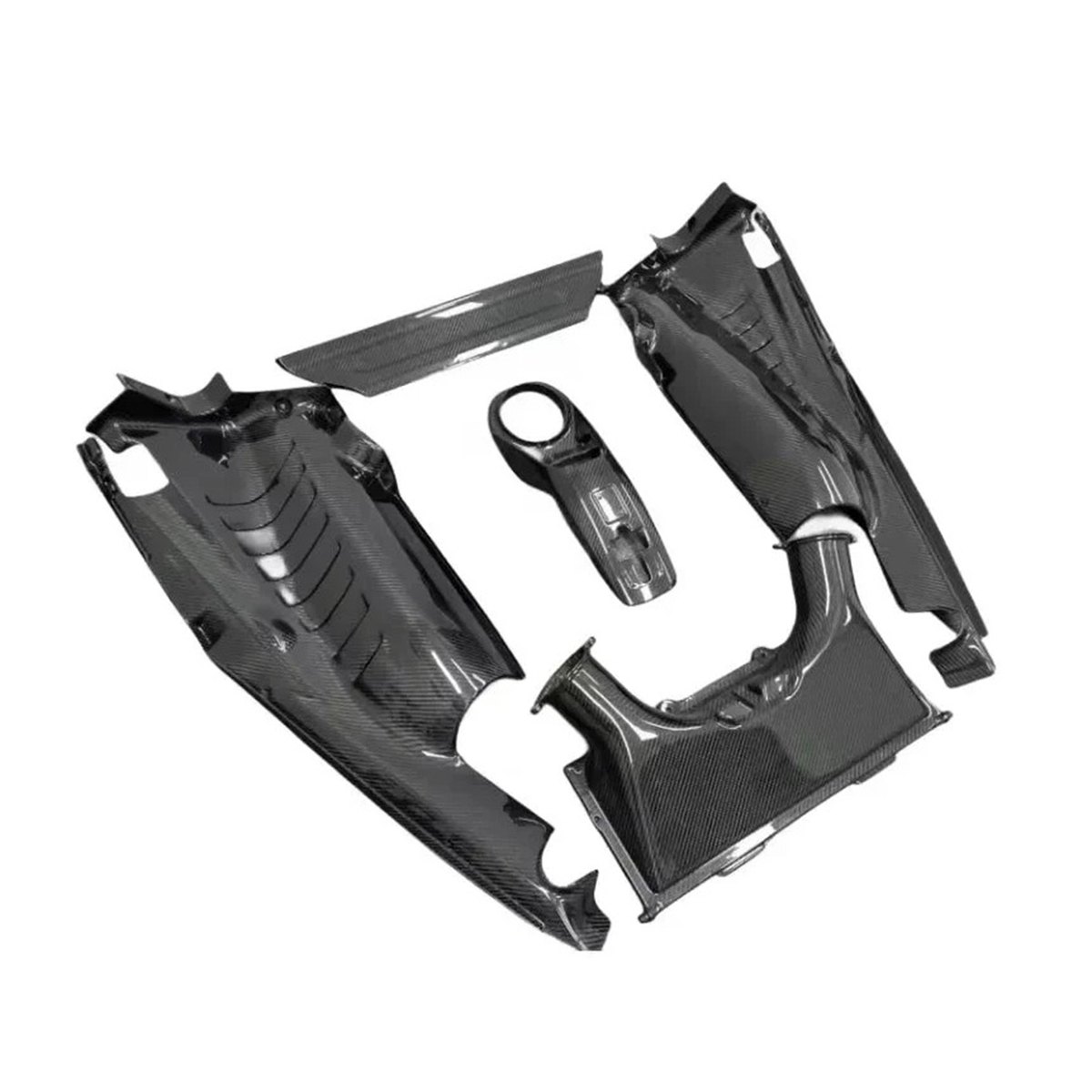 Dry Carbon Fiber Engine Bay Cover Set for Ferrari 488