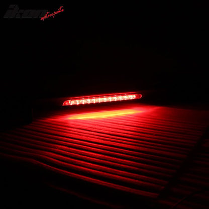 2009-2011 Corolla S LE XLE Black Rear Spoiler Wing LED Brake Lamp ABS