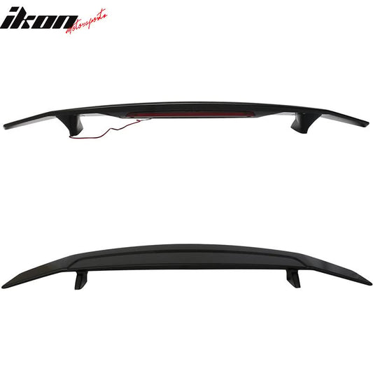 2016-2020 Honda Civic Coupe Rear Spoiler Wing w/ LED 3RD Brake Light