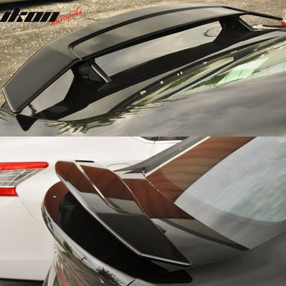 2013-2016 Dodge Dart IKON Style Matte Black Rear Spoiler Wing ABS