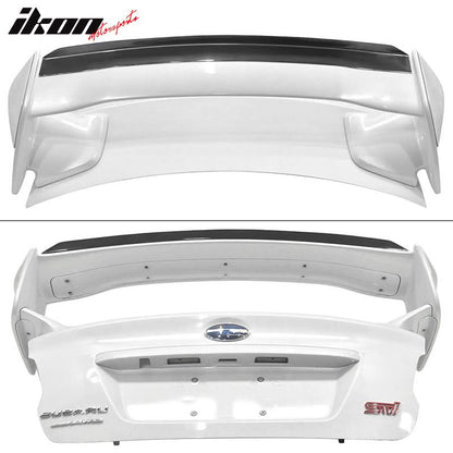 2008-2014 Subaru WRX STi Transparent Smoke Top Gurney Flap Acrylic