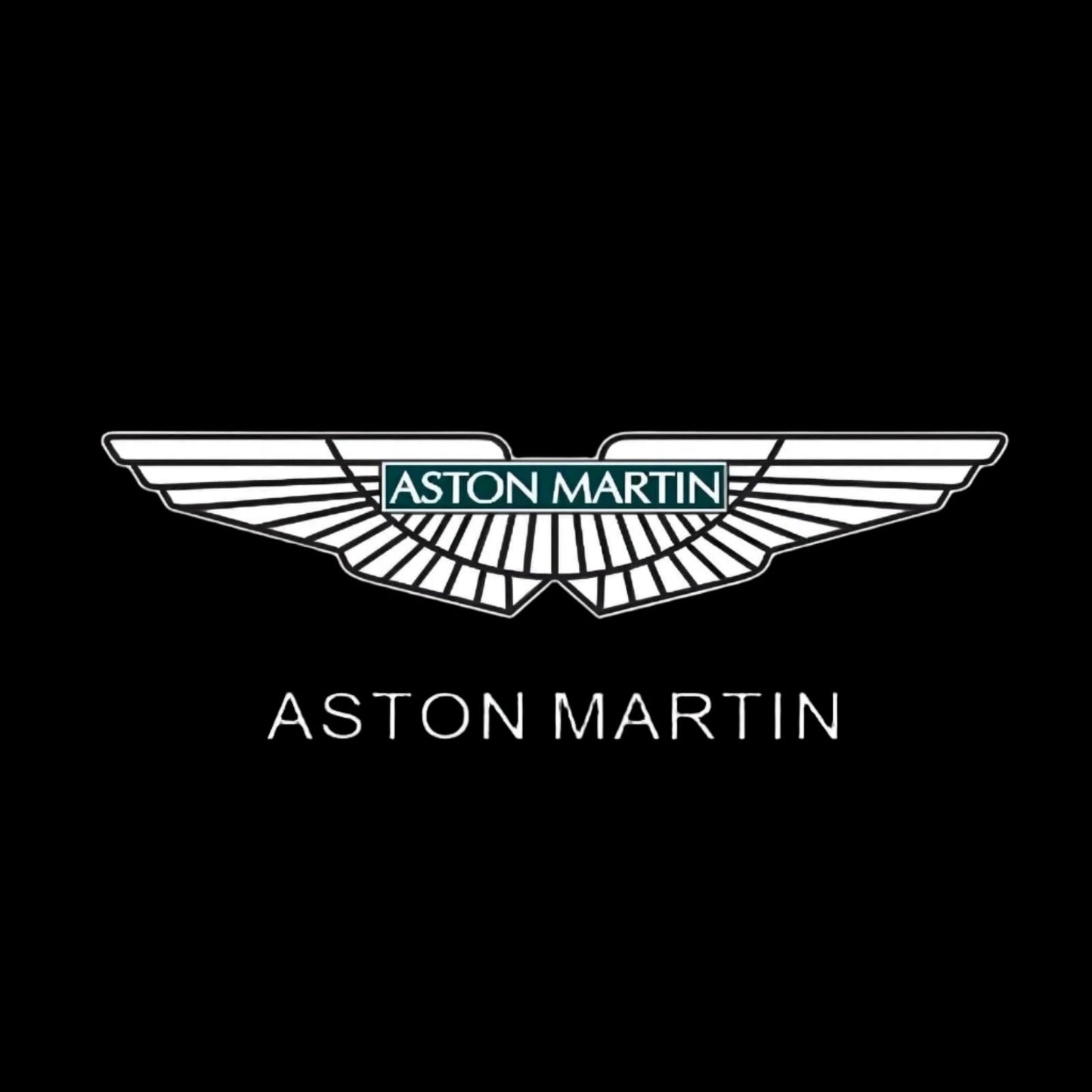 Aston Martin DB12 Door Stick On Puddle Lights Various Designs 2024-2026