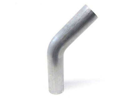 HPS Performance Products HPS 1-1/4" OD 45 Degree Bend 6061 Aluminum Elbow Pipe Tubing 16 Gauge w/ 2" CLR