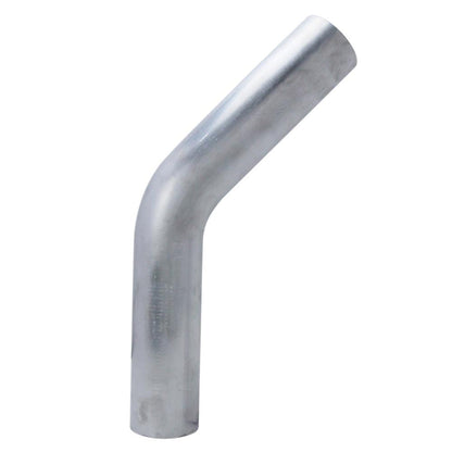 HPS Performance Products HPS 1-1/2" OD 45 Degree Bend 6061 Aluminum Elbow Pipe Tubing 16 Gauge w/ 2" CLR