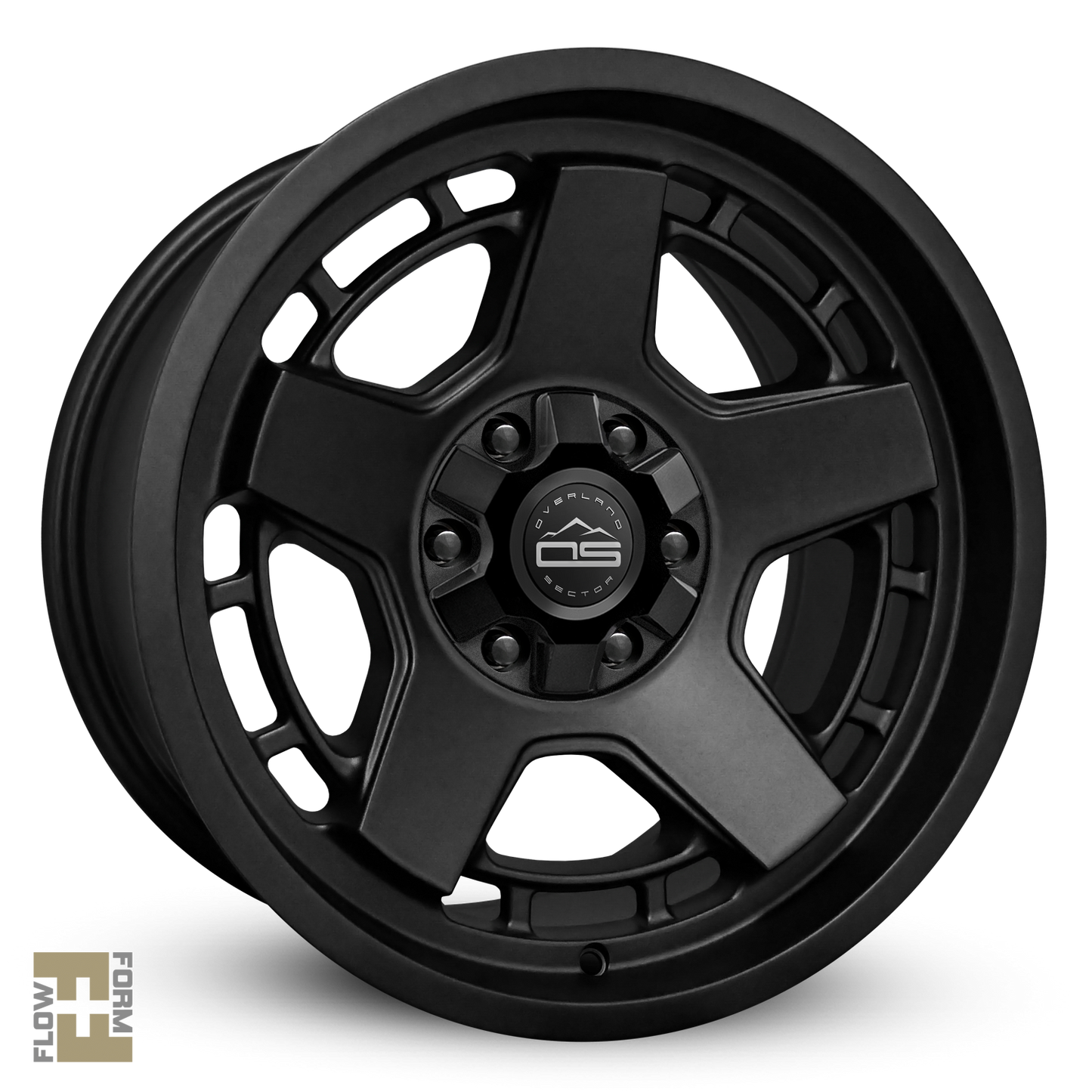 Overland Sector Atlas 17x9 -35 6x135/6x139.7mm 106.2mm Satin Black