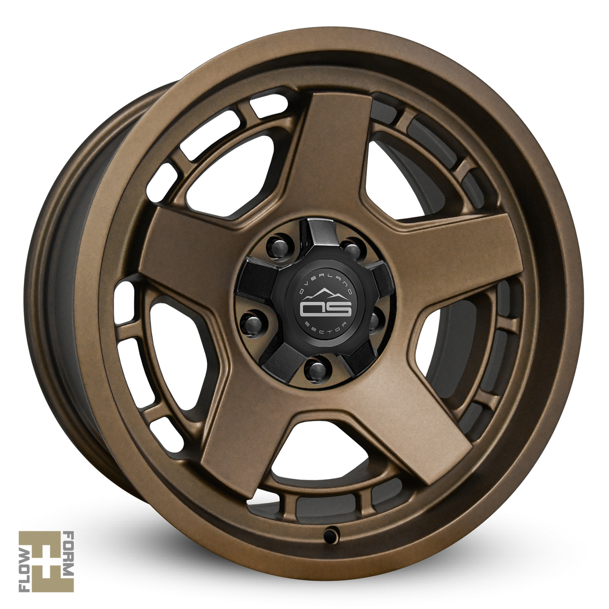Overland Sector Atlas 17x9 +0 5x120/5x127mm 73.1mm Satin Bronze