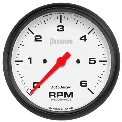 TACHOMETER 0-6000 RPM 5IN