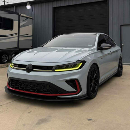 Front Lip for MK7/ MK7.5 / MK7.75 Jetta & GLI (2019-2025) includes facelift - bumper mounted splitter