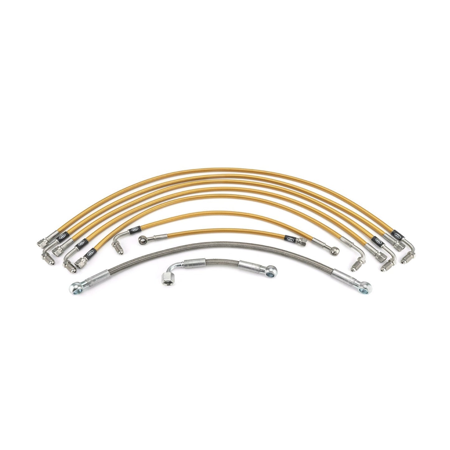 HEL Performance Fuel Injector Lines for Audi 80 B4 2.3 E 10V NG 1991-1996, Stainless Steel Braided