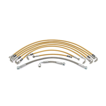 HEL Performance Fuel Injector Lines for Audi 80 B4 2.3 E 10V NG 1991-1996, Stainless Steel Braided