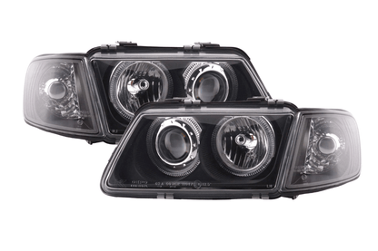 Audi A3 (8L) Black Angel Eye Headlights (1996-2000)